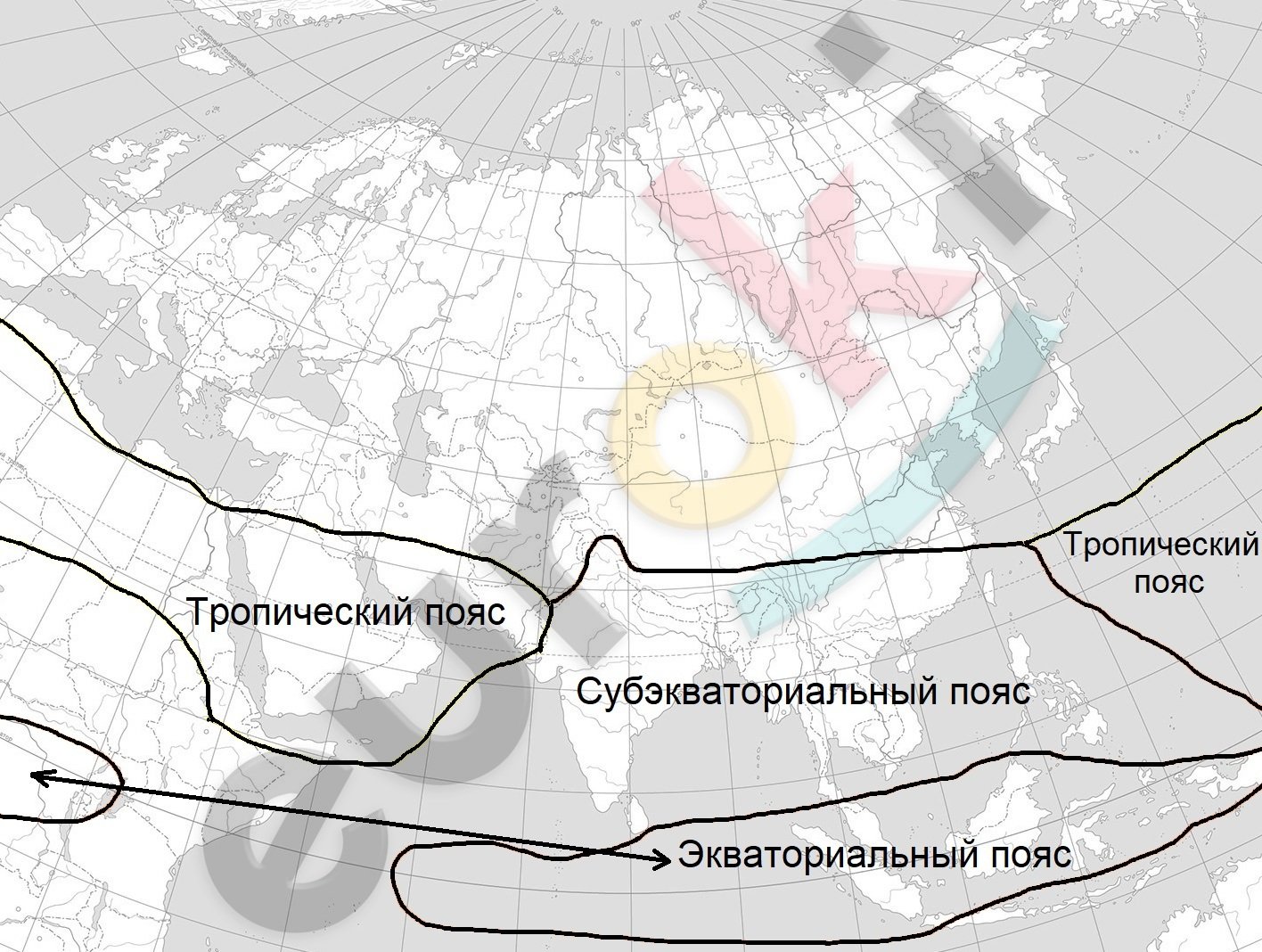 C:\Users\Андрей\Desktop\Работа\2 часть 7 класс Коринская\Евразия - климатические пояса.jpg